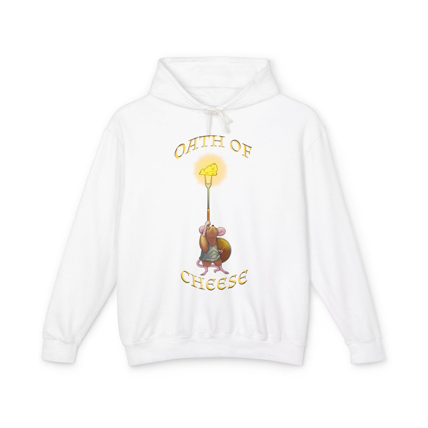 "Oath of Cheese" Lightweight Hooded Sweatshirt