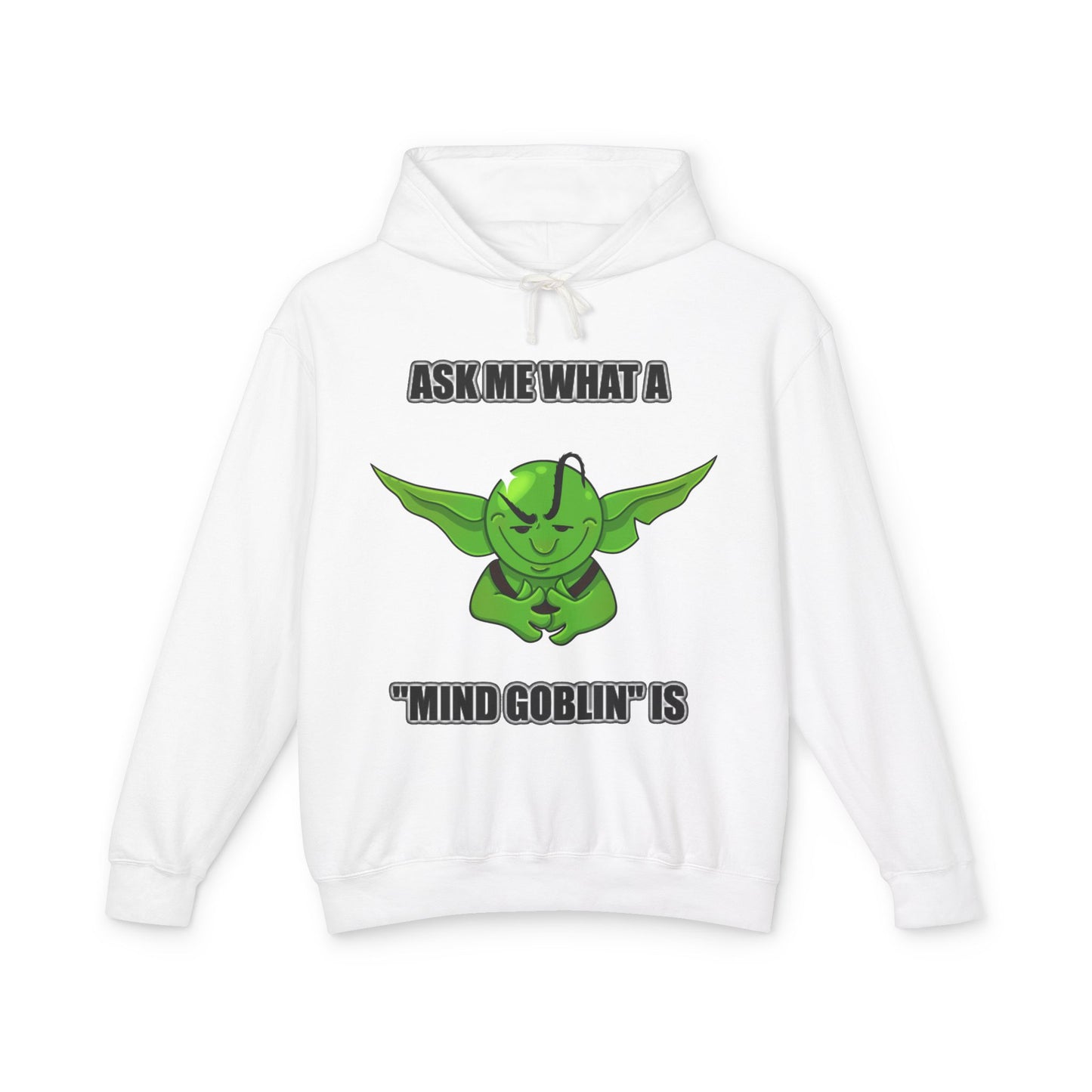 "Mind Goblin" Unisex Lightweight Hooded Sweatshirt