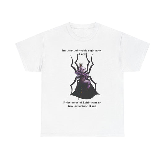 "Very Vulnerable Right Now" Unisex T Shirt