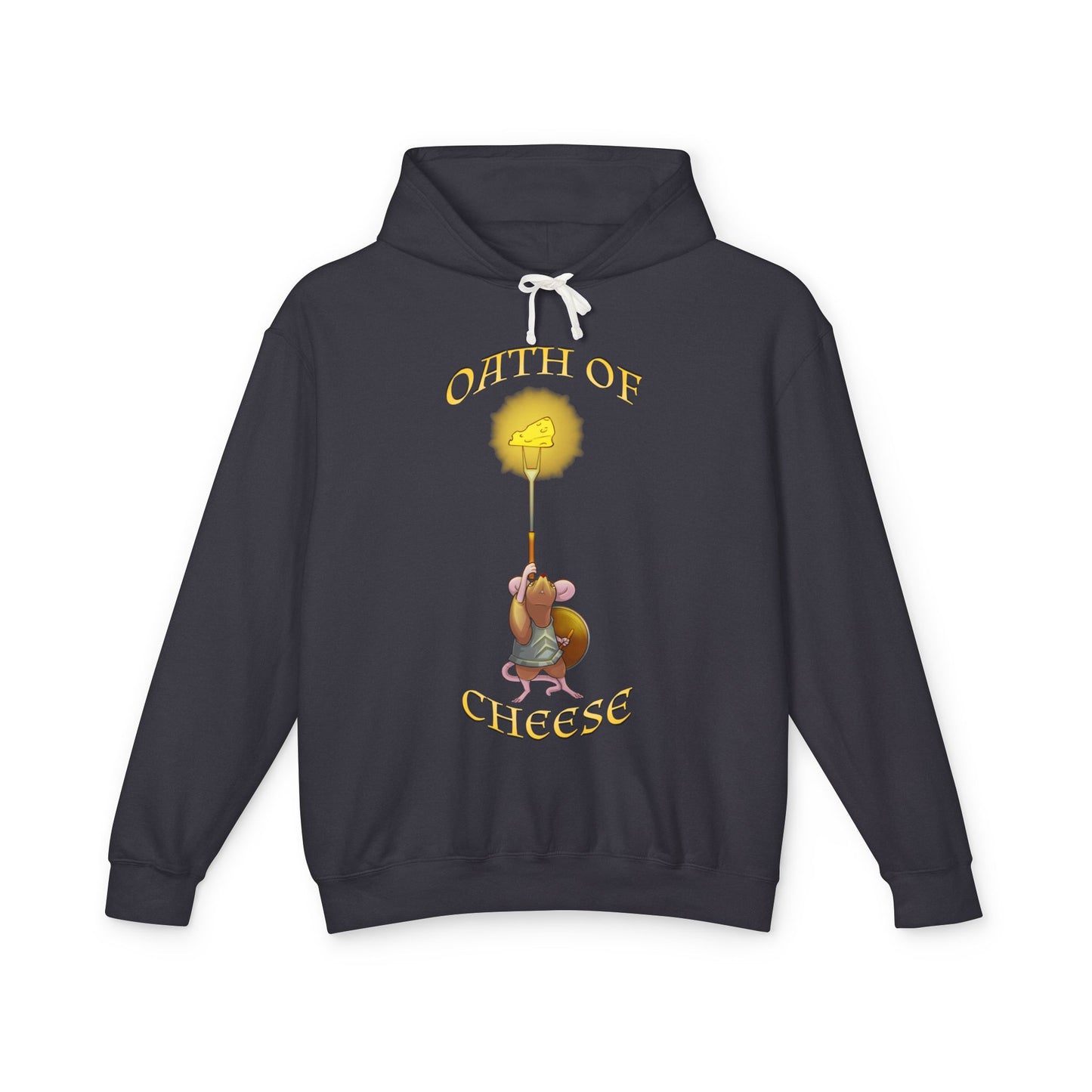 "Oath of Cheese" Lightweight Hooded Sweatshirt