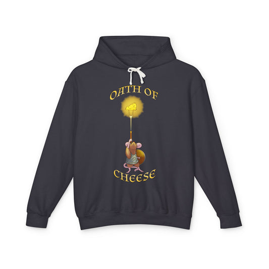 "Oath of Cheese" Lightweight Hooded Sweatshirt