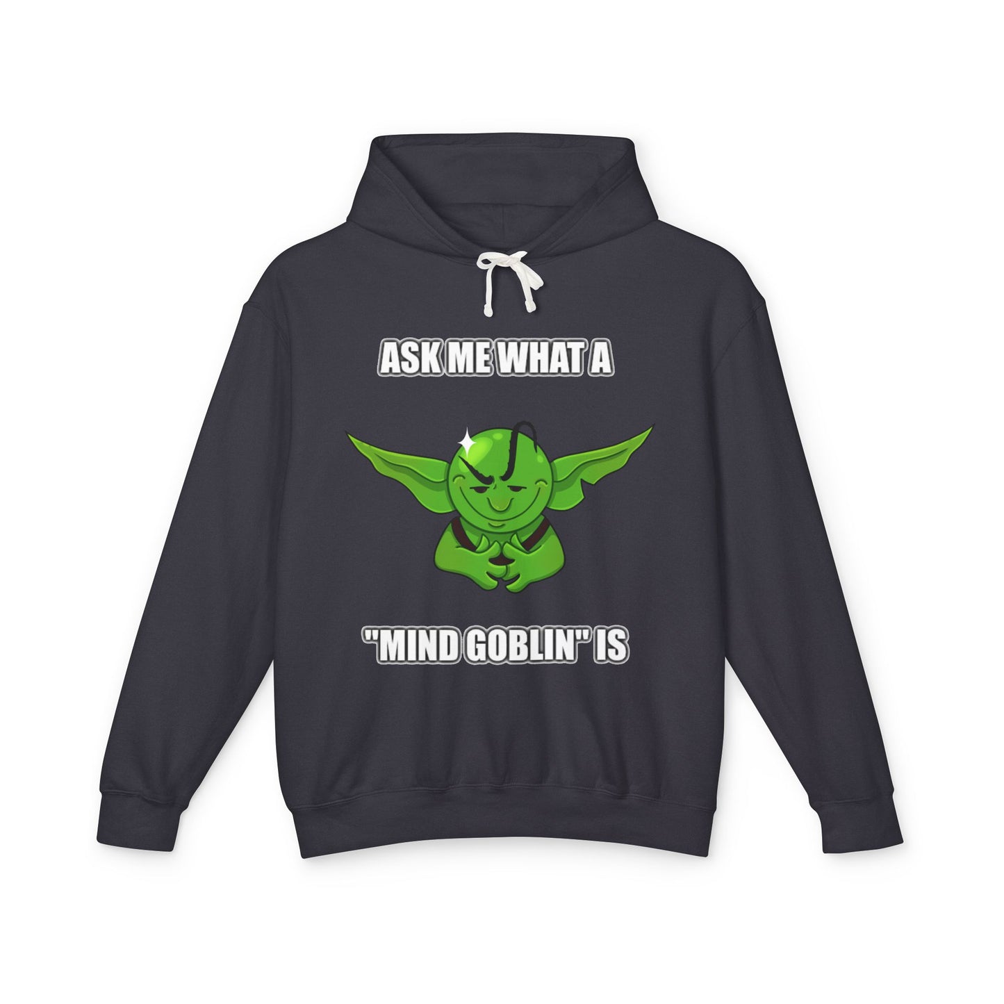 "Mind Goblin" Unisex Lightweight Hooded Sweatshirt